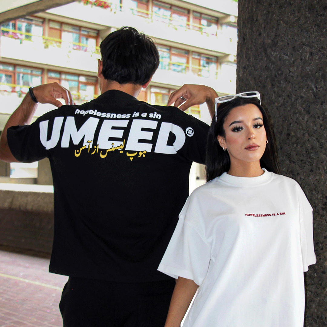 UMEED CORE: ESSENTIALS BLACK TEE