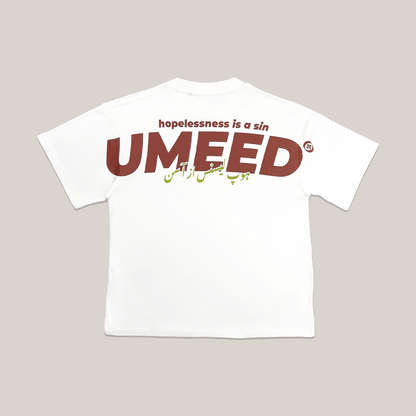 UMEED CORE: ESSENTIALS WHITE TEE