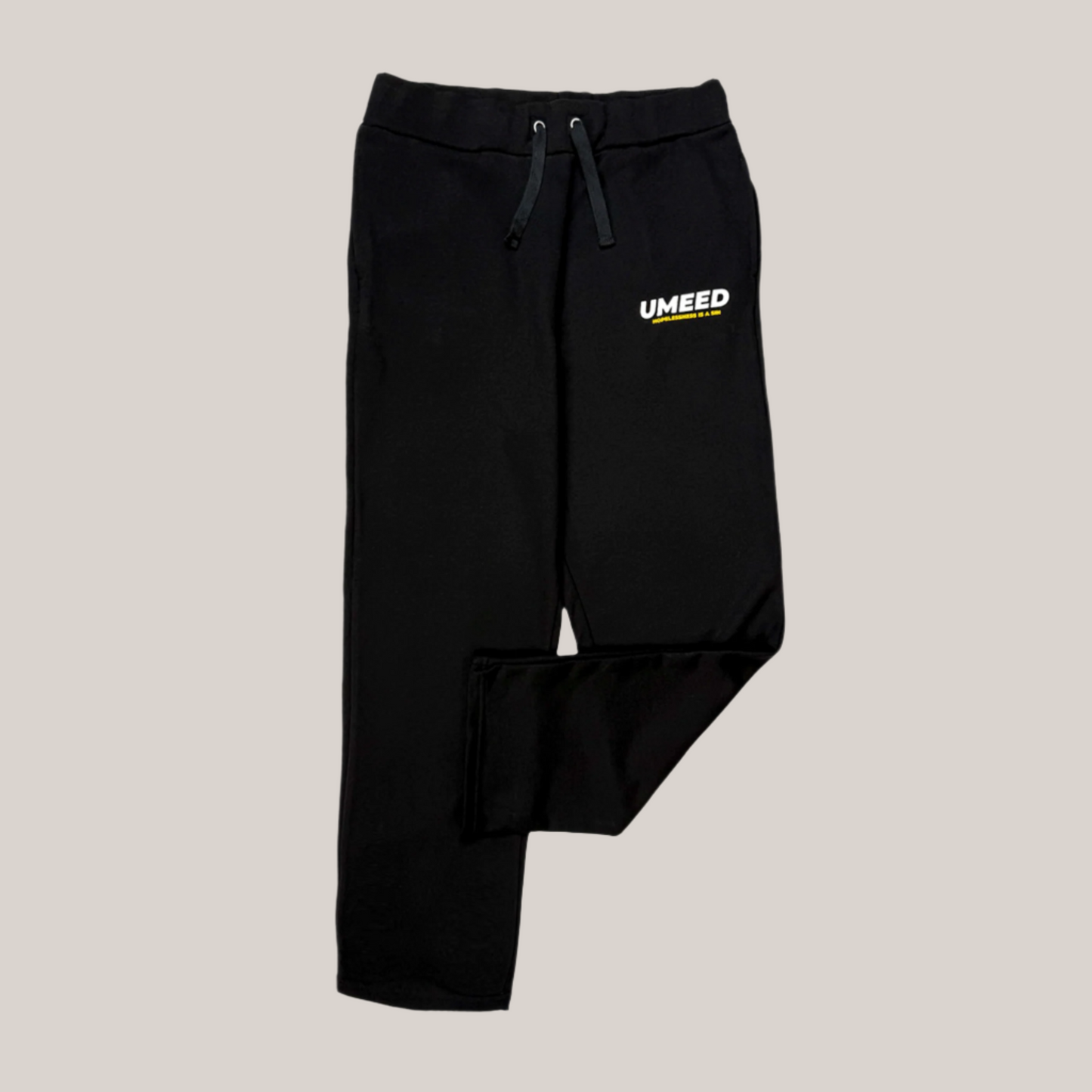 UMEED CORE: ESSENTIALS BLACK SWEATPANTS