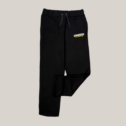 UMEED CORE: ESSENTIALS BLACK SWEATPANTS