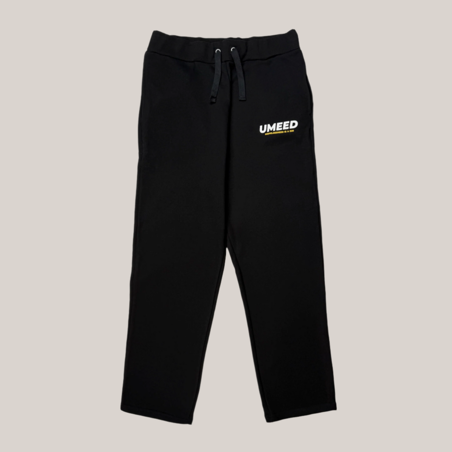 UMEED CORE: ESSENTIALS BLACK SWEATPANTS