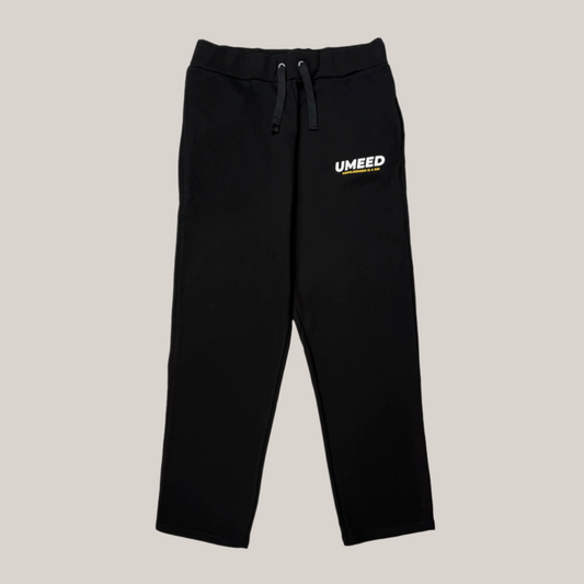 UMEED CORE: ESSENTIALS BLACK SWEATPANTS